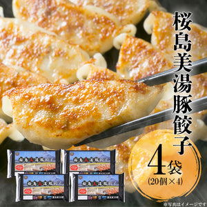 桜島美湯豚餃子 4袋セット【0023ST】