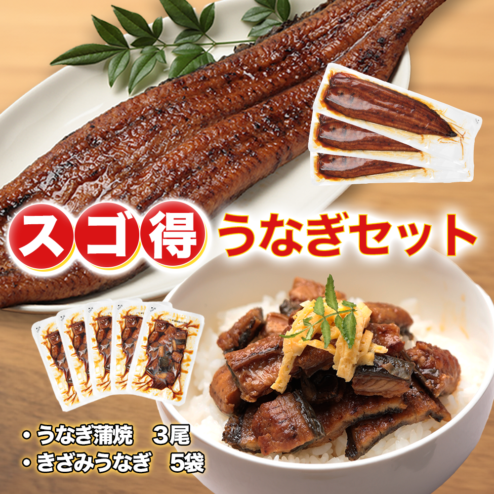 【スゴ得限定】鹿児島県産うなぎセット【0019ST】